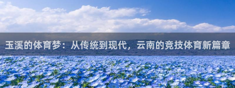 乐视体育黄小明：玉溪的体育梦：从传统到现代，云南的竞技体育新篇章